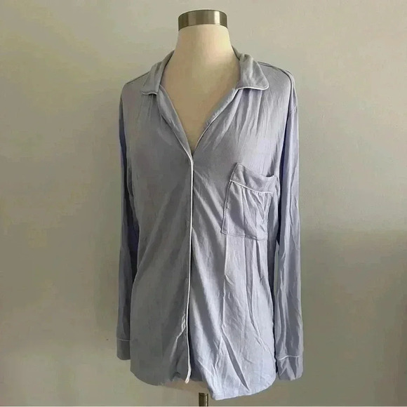 Eberjey Pajama Top Long Sleeve Sz S - Picture 4 of 10